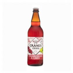 Cranes Cranberries & Lime Cider 500ml - Bakers and Larners of Holt