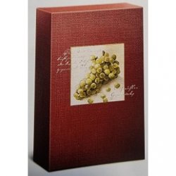 BOITE BORDEAU GRAPPE RAISIN 3 Blles (Karle Knauer) - Caves Saint Poloises