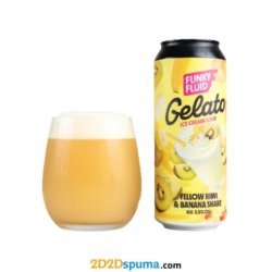 Funky Fluid Gelato: Yellow Kiwi & Banana Shake