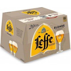 LEFFE BLONDE 20 X 25CL 6.6% 20 x 25 cl 6.6%vol. (pack de 20) - Selfdrinks