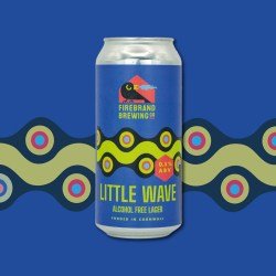 FIREBRAND BREWING CO  LITTLE WAVE ALCOHOL FREE LAGER - The Alcohol Free Co