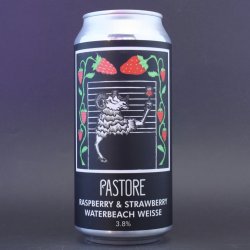 Pastore - Raspberry & Strawberry Waterbeach Weisse - 3.8% (440ml) - Ghost Whale