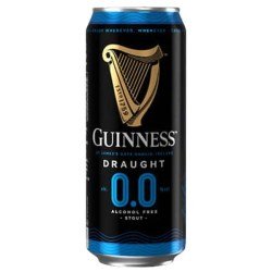 Guinness 0.0% Alcohol-Free Draught Stout (12 x 538ml) - The Alcohol Free Co