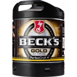 Brasserie Beck Beck's Gold Perfect Draft Vat 6L - PerfectDraft België (nl)