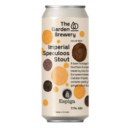 The Garden Brewery X Cervesa Espiga- Imperial Speculoos Stout 7.1% ABV 440ml Can - Martins Off Licence