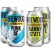 BrewDog Duo Bundle: Nanny State & Punk AF Non-Alcoholic Beers (16 Pack) 