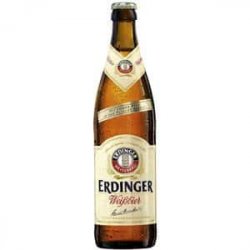 Erdinger Weissbier mit feiner Hefe 5,3% Vol. 50 cl MW Flasche - Pepillo