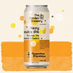 The Garden Hazy Double IPA: Eclipse, Vic Secret & Sabro  Juguetes Perdidos collab - The Garden Brewery