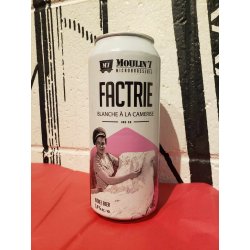 Factrie - Blanche à la Camerise 5,4% 473ML - Bières et Saveurs