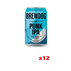 Brew Dog Punk IPA 33cl - Cassa da 12 Lattine - Bottle of Italy