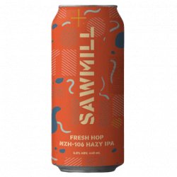 Sawmill Fresh Hop NZH-106 Hazy IPA 440ml - The Beer Cellar