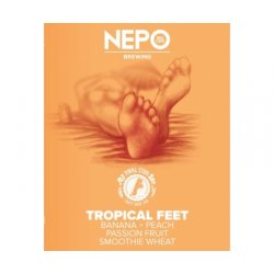 Nepomucen  Tropical Feet  Banana, Peach, Passion Fruit Smoothie Wheat - Browarium