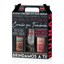 Pack QUINAS Algarve + Olisipo + Vaso Tulipa 33cl  Envíos Gratis - QUINAS