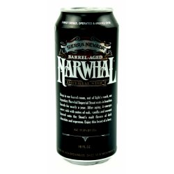 Sierra Nevada Brewing Co. Barrel-Aged Narwhal Sierra Nevada Brewing Co. Barrel-Aged Narwhal