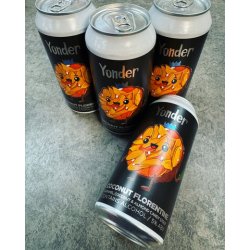 YONDER BREWING & BLENDING. COCONUT FLORENTINE CARAMEL COCONUT ALMOND CANDY STOUT 5% 440ml - The Beer Shelf