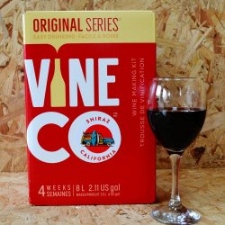 Vine Co Original Series - Shiraz - 30 Bottle Red Wine Kit - Brewbitz Homebrew Shop