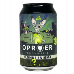 Oproer Brouwerij Oproer Blonde Enigma 330ml - Bierwinkelier