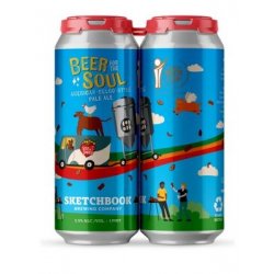 SKETCHBOOK BEER FOR THE SOUL BELGIAN STYLE PALE ALE 16oz 4PK CANS - Schaefer’s