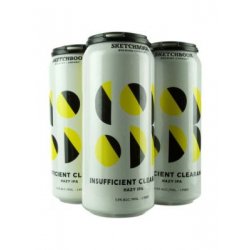 SKETCHBOOK INSUFFICIENT CLEARANCE HAZY IPA 16oz 4PK CANS - Schaefer’s