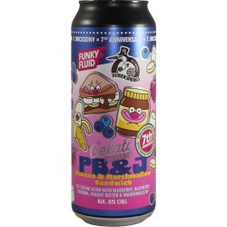 Funky Fluid Gelato XTREME: PB&J Banana & Marshmallow Sandwich (collab Hidden Springs)