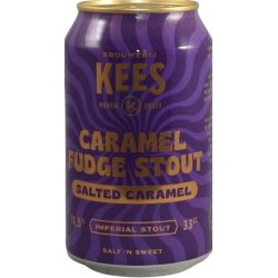 Brouwerij Kees  Caramel Fudge Stout - Salted Caramel