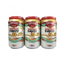 TEMPERANCE BASEMENT PARTY PILSNER 12oz 6PK CANS - Schaefer’s