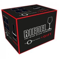 Riedel Serie O + Gift Decanter  X4 - Sabremos Tomar