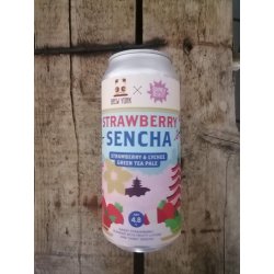 Brew York Strawberry Sencha 4.8% (440ml can) - waterintobeer