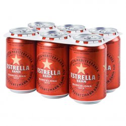 Estrella Damm 6x330ml - Bot Drinks