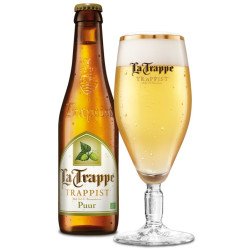 BIERE Blonde TRAPPE PUUR Pays Bas 4,5° 33 cl BIO  - Sourire Des Saveurs