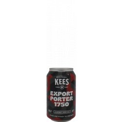 Brouwerij Kees Kees Export porter 1750 - blik - Burg Bieren Bierwinkel