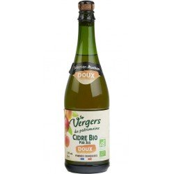 VERGERS DU PATRIMOINE Cidre bio pur jus doux 2.5% 75cl - Selfdrinks