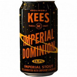 Brouwerij Kees x Emperor's Brewery - Imperial Dominion - Left Field Beer