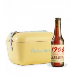 Verano Vintage: Nevera Polarbox Amarillo + 1906 Reserva Especial 24 Botellas 33 cl - Bigcrafters - Estrella Galicia