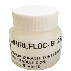 WHIRLFLOC GRANULADO, ENVASE 25 GRAMOS - Insumos Cerveceros de Occidente