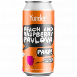 Yonder Brewing & Blending - Peach And Raspberry Pavlova - Left Field Beer