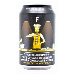 Frontaal Brewing Co. Piece of Cake Blueberry Vanilla Chocolate Muffin