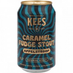 Kees Caramel Fudge Stout Appelstroop - Drankgigant.nl