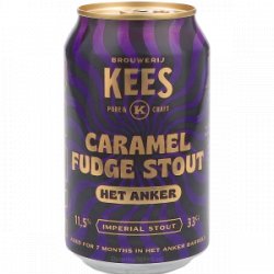 Kees Caramel Fudge Stout Het Anker - Drankgigant.nl