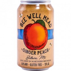 Bee Well Meadery Ginger Peach - Half Time