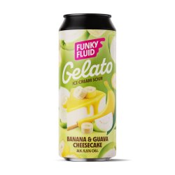 Funky Fluid Gelato: Banana & Guava Cheesecake
