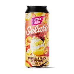 Funky Fluid Gelato: Banana Peach & Calamansi Pudding