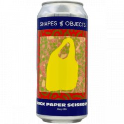 Shapes & Objects Beer Co  Rock Paper Scissors Hazy IPA - Rebel Beer Cans