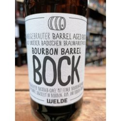 Welde Braumanufaktur Bourbon Barrel Bock