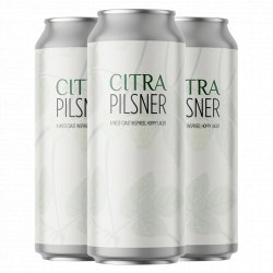 Triptych Brewing Citra Pilsner