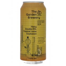 The Garden Brewery Hazy Double IPA: Tropical Juice Explosion