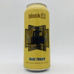 Block 15 Blue Truck Lager Can - Bottleworks