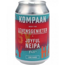 Kompaan Levensgenieter Joyful NEIPA - Drankgigant.nl