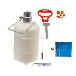 Kit de limpieza tipo S con cabeza inox - Todocerveza