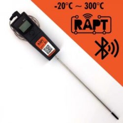 Termómetro Bluetooth RAPT  BrewZilla Gen 4  Compatible con el portal RAPT  Pantalla digital retroiluminada - Cerveza Casera